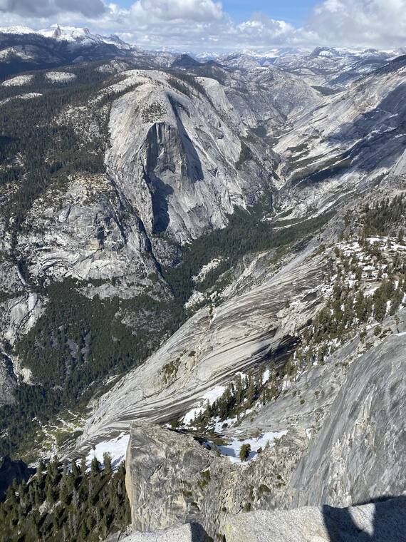 Half Dome from above